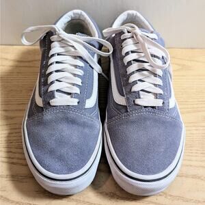 VANS OLD SKOOL Skate Suede Blue Granite True White Size 7.5 Men 9 Women 40 EU